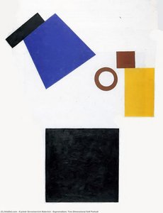 Suprematismus. Selbstporträt Zweidimensional — Kasimir Sewerinowitsch Malewitsch