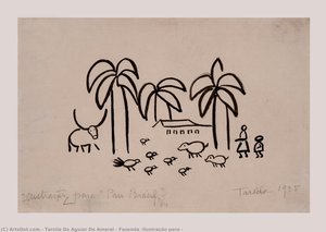 Fazenda (ilustração Para — Tarsila Do Amaral