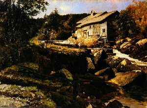 Mill Near Saut Du Doubs (i. Version) — Carl Schuch