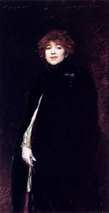 Portrait Of Juana Romani — Ferdinand Victor Léon Roybet