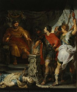 Mucius Scaevola Before Lars Porsenna — Workshop Of Peter Paul Rubens
