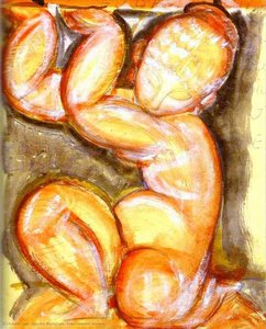 Rose Caryatid (audace) → Rose Caryatide (audace) — Amedeo Modigliani