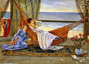 In The Beach House — Walter Crane