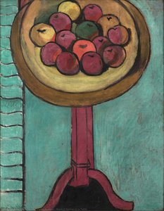 Schale Mit Äpfeln Auf Einem Tisch — Henri Matisse