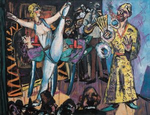 Big Variety Show With Magician And Dancer — Max Beckmann