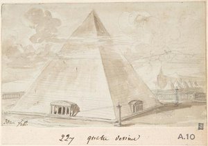 Estudio De Una Pirámide — Jacques-louis David