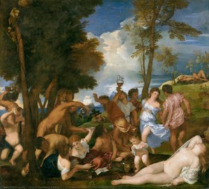 Der Bacchanal Der Andrianer — Tizian Ramsay Peale Ii