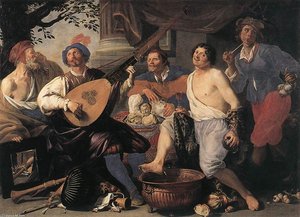 Allegory Of The Five Senses — थियोडोर रॉमबॉट्स
