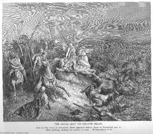 El Ángel Es Enviado Para Entregar Israel — Paul Gustave Doré