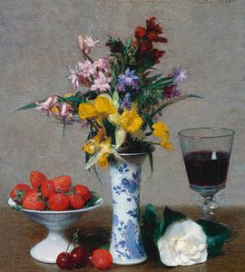 The Bethrothal Still Life — Henri Fantin-latour