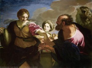 Rebecca And Eliezer At The Well — Carlo Maratta