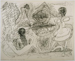 Drawing [d88] — Morris Louis