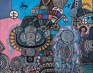 Celtic Landscape (dreamscape) — Alan Davie