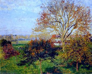 Mañana De Otoño En Eragny — Camille Pissarro
