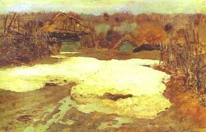 La Dernière Neige. Savvina Sloboda. Étude — Isaak Ilyich Levitan