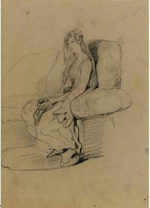 Seated Greek Woman — Ary Scheffer