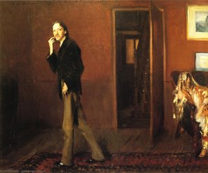 Robert Louis Stevenson A Jeho Manželka — John Singer Sargent