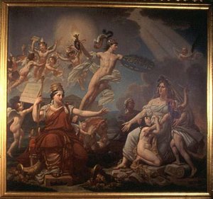 Le Génie De La France Anime Les Arts, Protège L'humanité — Antoine-jean Gros (baron Gros)
