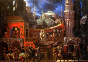 Decoration For ''entertainment For The Girls'' By Kuzmin — Sergey Yurievich Sudeikin