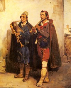Village Musicians — Emile Jean Horace Vernet