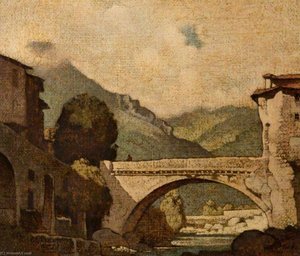 A Mountain Village — Bertram Nicholls