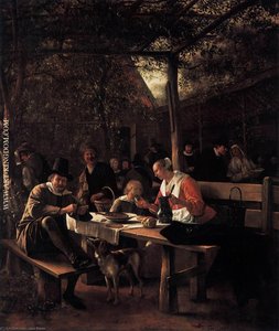 Tavern Garden — Jan Havickszoon Steen