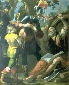Diogenes And Alexander — Gioacchino Assereto