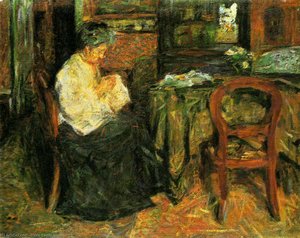 The Mother Sews — Mario Sironi