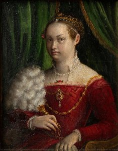 Double Marriage Portrait Also Known As Self-portrait Of Lavinia Fontana (doble Retrato De Matrimonio—autorretrato De Lavinia Fontana) — Lavinia Fontana
