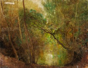Sketch For 'woodland Waters' — Benjamin Haughton