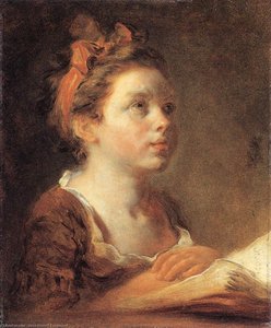 Una Giovane Studiosa — Jean-honoré Fragonard