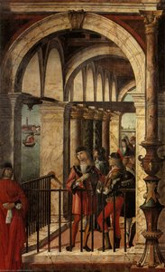 Arrivée Des Ambassadeurs Anglais (détail) — Vittore Carpaccio