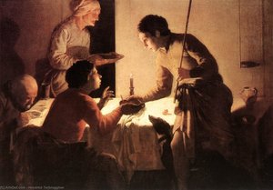 The Supper — Hendrick Terbrugghen