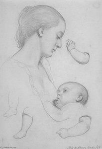 The Young Mother — Ford Madox Brown