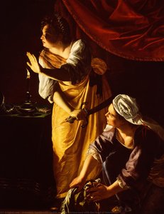 Judith And Her Maidservant With The Head Of Holofernes — Artemisia Gentileschi