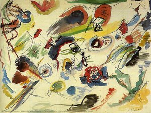 Erstes Abstraktes Aquarell, Sammlung Der Verzweiflung — Wassily Wassilyevich Kandinsky