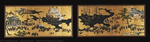 Namban Folding Screens — Kanō Naizen