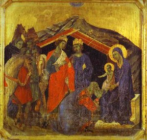 Maestó (de Aanbidding Der Magi) — Duccio Di Buoninsegna
