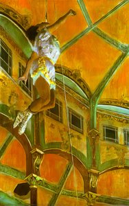Miss Lola, Au Cirque Fernando, Ng L — Hilaire-germain-edgar Degas