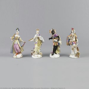 Allegorical Figures Of — Meissenin Posliinitehdas