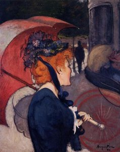 Woman With Umbrella — Louis Anquetin