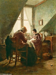 The Seamstresses — Pierre Edouard Frère