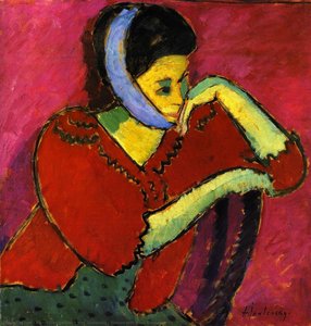 Donna Con La Benda Sulla Testa — Alexej Von Jawlensky