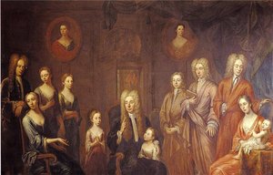 Sir Francis Grand And His Family — John Smibert