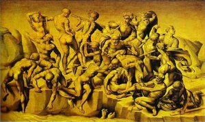 Aristotile Da Sangallo; Der Kampf Von Cascina — Michelangelo Buonarroti