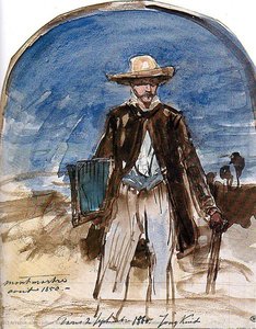 Portrait Of The Artist By Himself — Johan Barthold Jongkind