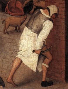 Proverbs (detail) (18) — Pieter Bruegel Mladší