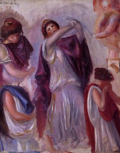 Scéna Starověkých Žen V Pláštích — Pierre-auguste Renoir