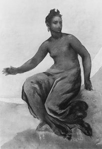 Fortune Anahita A Study For The Flight Of Night — William Morris Hunt