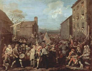Der Marsch Der Garde Nach Finchley — William Hogarth